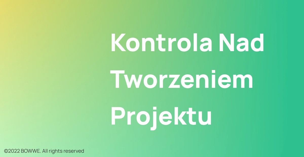 Napis na zielonym tle
